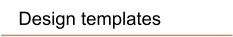Design templates