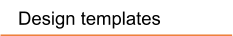 Design templates