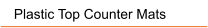 Plastic Top Counter Mats